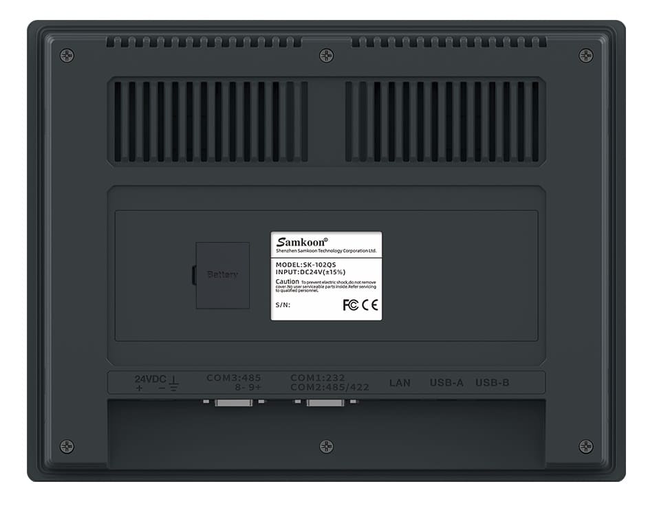 SK-102QS Панель оператора 12-24В 10.2" 1RS232 2RS485 Ethernet IP65
