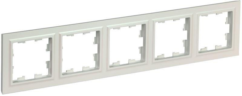 Рамка 5-м BRITE РУ-5-БрЖ жемчуж. IEK BR-M52-K36