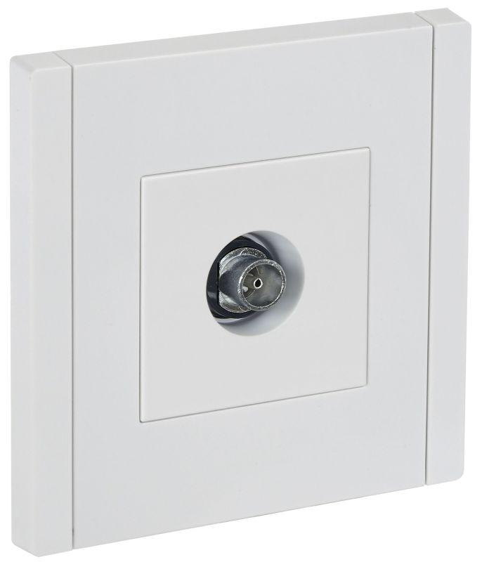 Розетка TV оконечная FORTE&PIANO FP228 бел. IEK FP-A10-O-K01