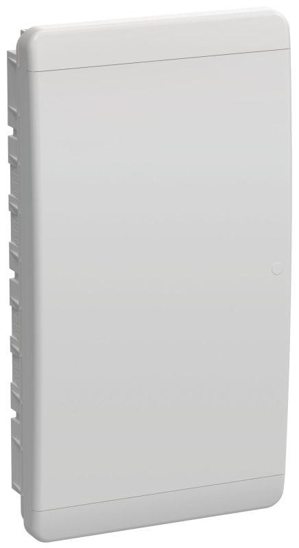 Корпус ЩРВ-П-36 TEKFOR IP41 бел. дверь пластик. IEK TF5-KP13-V-36-41-K01-K01