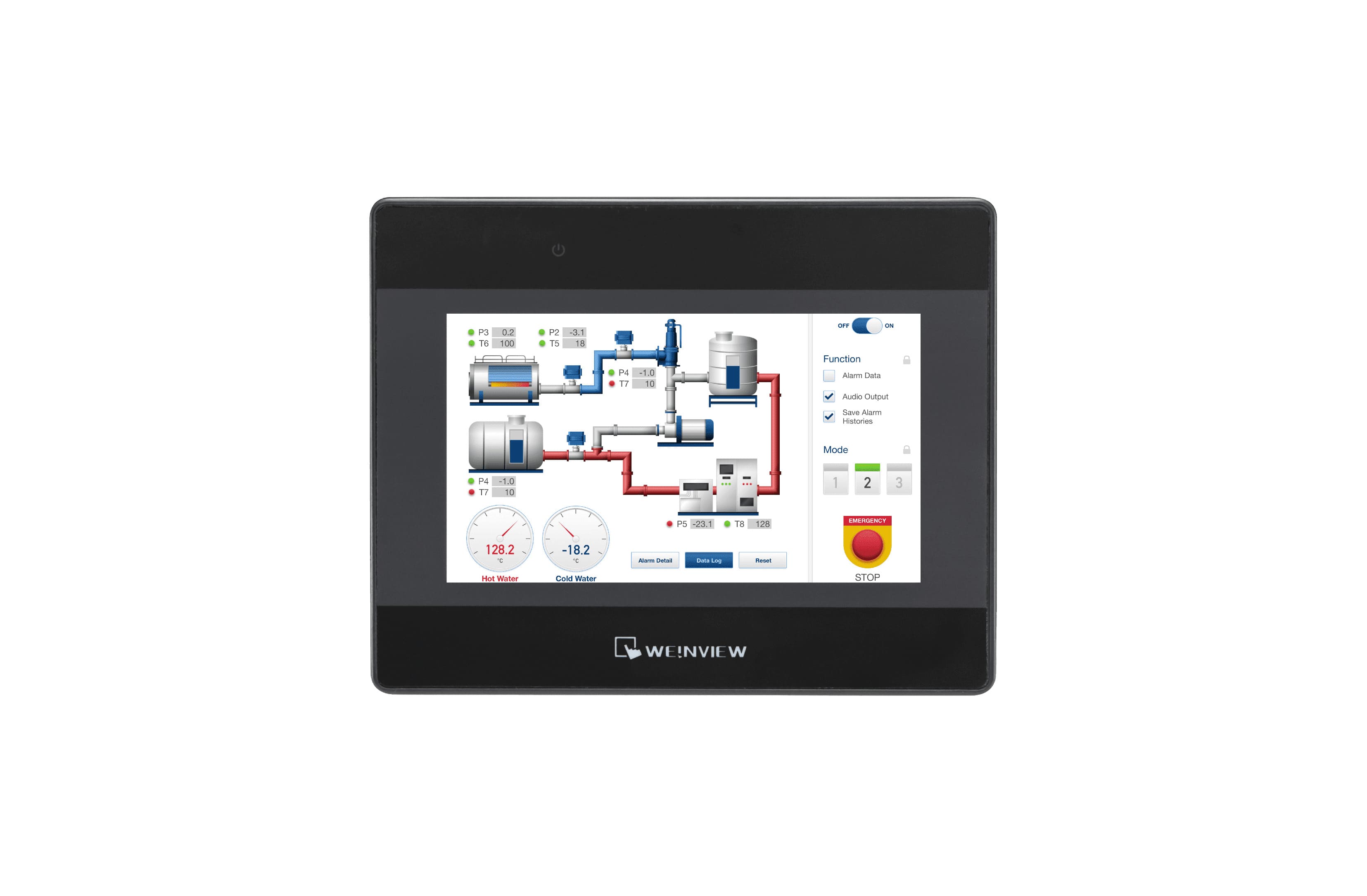 MT8052iP Панель оператора 4.3 дюйма 2COM 1Ethernet USB Weinview
