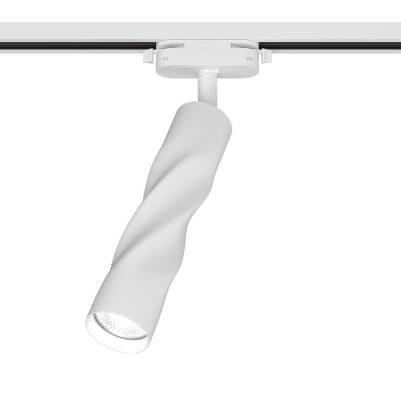 Светильник трековый поворотный ARTLINE 55х55х200 GU10 230В алюм. 2.6кв.м бел Ritter 59931 3