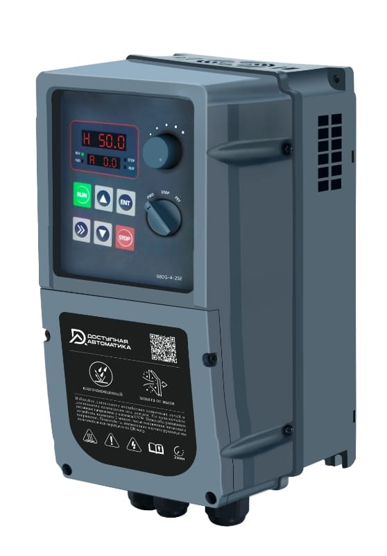 IP0022G1 Частотный преобразователь 220В 2.2кВт 10А IP66 ЭМС фильтр